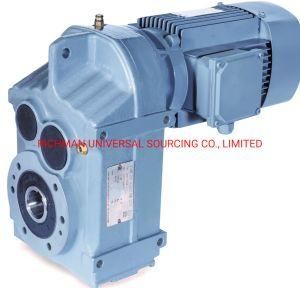 Qiangzhu F Series Worm Gear Speed Reduktor Elicoidale Motoriduttore