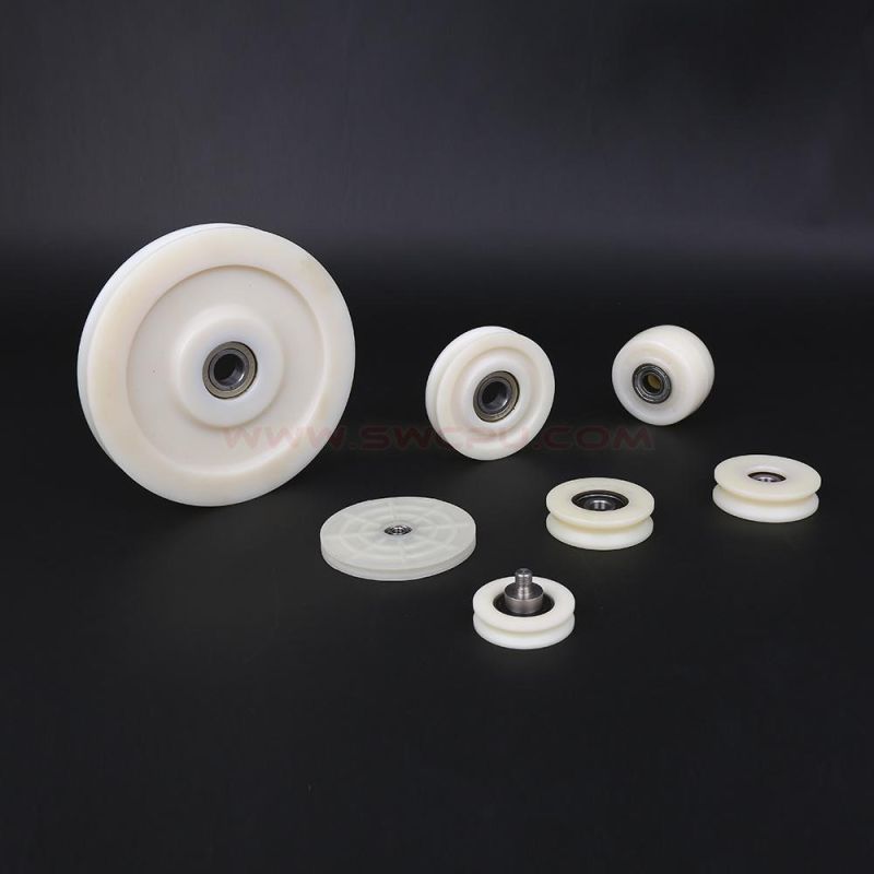 Low Cost Custom Plastic Wheels /Polyurethane Roller Wheels/ Nylon Pulley