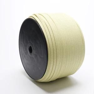 Heat Resistant Kevlar Flat Rope 12*4mm for Industrial Furnace