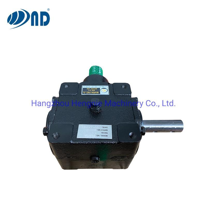 ND Brand Agriculture Gear Box Pto Agricultural Reverse Gearbox for Snow Removal Equipment Forage Machine Rotary Tiller Corn Header Potato Harvester