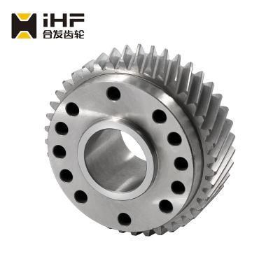 Precision CNC Turning Teeth Grinding Helical Pinion Gear Steel Transmission Laser Gear