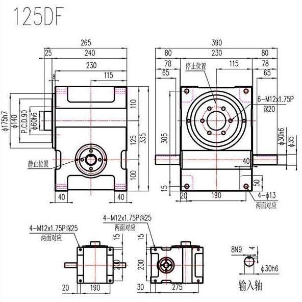 125df Cam Indexer/ Rotary Indexer for Packaging Machine