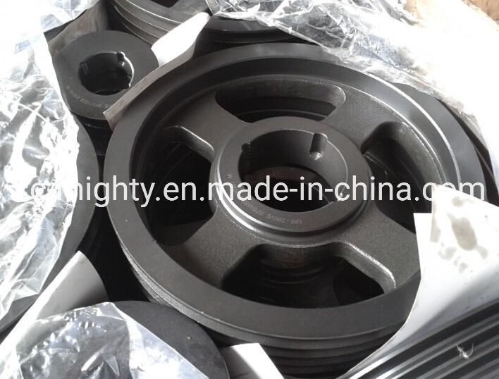 Cast Iron Large 8V Belt V-Belt Pulley 6bd1 Water Pump Flange and Sheave Used in Transmission Industry