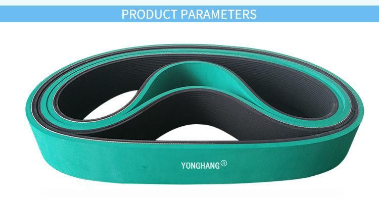 Traction Machine Belt Green Rubber Pj/Pk/Pl/Pm Belt