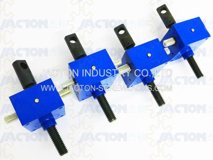 Custom Made Equivalent Italy Sj 50 Kn Worm Gear Jack Screw, Acme Screw Jack for Spain Customer