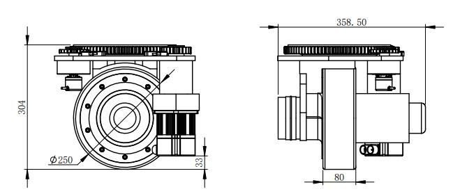 48V 1500W Multifunctional Automated Walking Agv Drive Wheel Unit with Steering Heavy Load Industry Electric Drive PU Wheel with Encoder (TZ18-BLDC15S04)