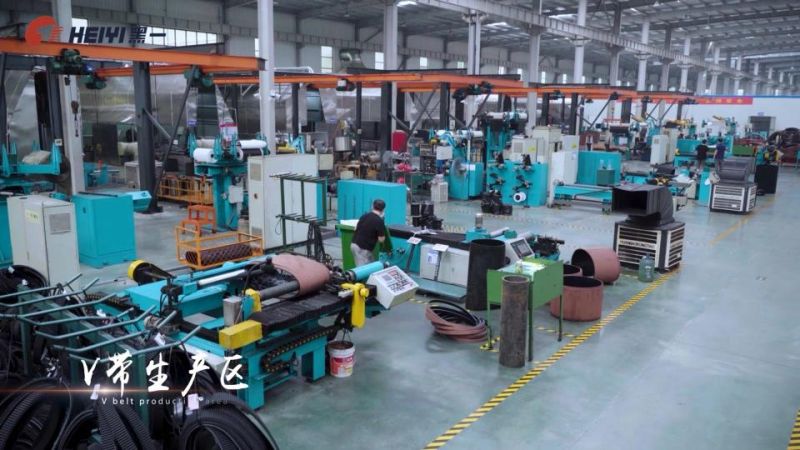 Variable Speed Rubber Raw Edge V Belt/Rubber Conveyor Belt for Corn Harvester