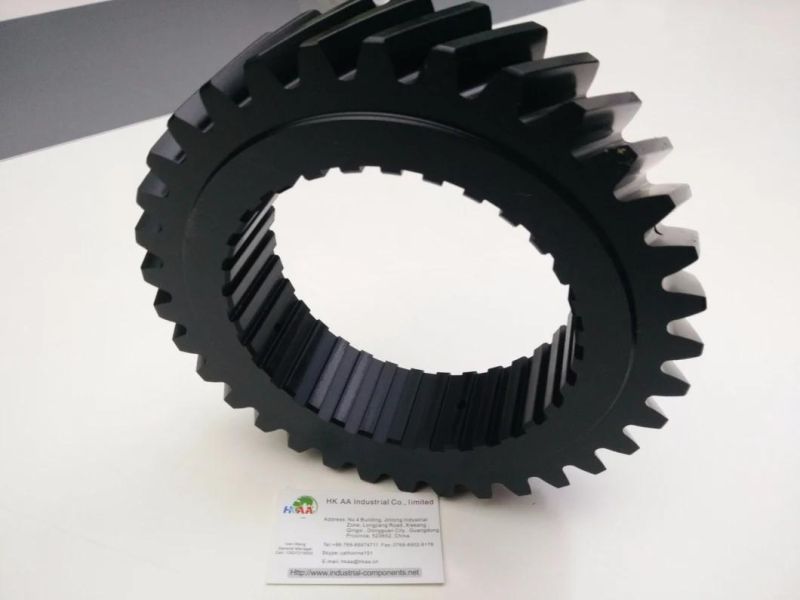 Customized Blue Plastic Screw Gears, POM Helical Gears