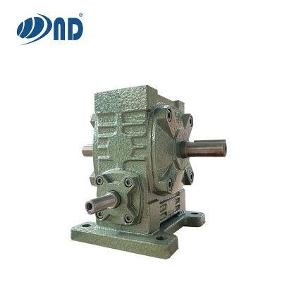 ODM Available Worm Gearbox with Cast Iron Housing Single Double Speed Gear Box Reducer Reduction for Electric Motor (Wpa Wpx Wpo Wpda)