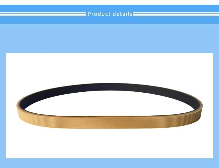 Hight Wear-Resisting Transparent Transmission Rubber Flat Belt for Folder Gluer Machine