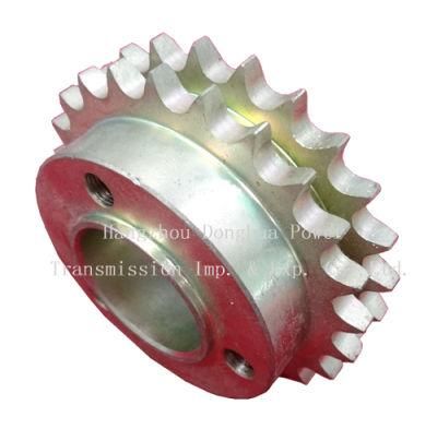 Special Yellow Zinc Plated Double Sprocket with Screws Eav150