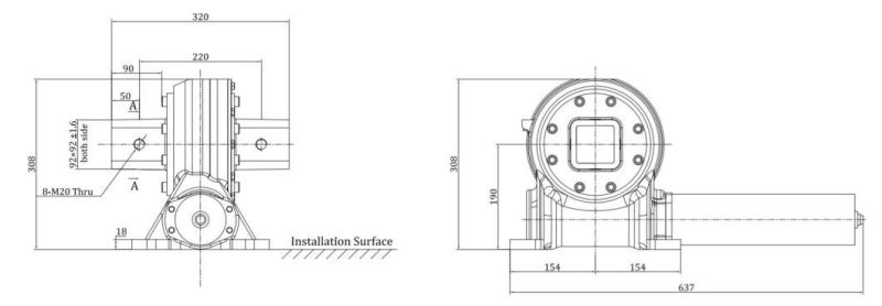 Vh7 Slewing Bearing Ring for Single Axis PV Tracker