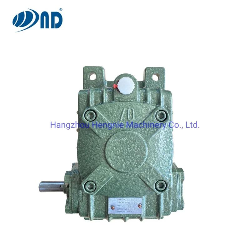 OEM Available Wp Series Worm Gearbox with Single/Double Speed Gear Box Reducer Reduction Cast Iron High Torque Transmission (Wpa/Wps/Wpx/Wpo)