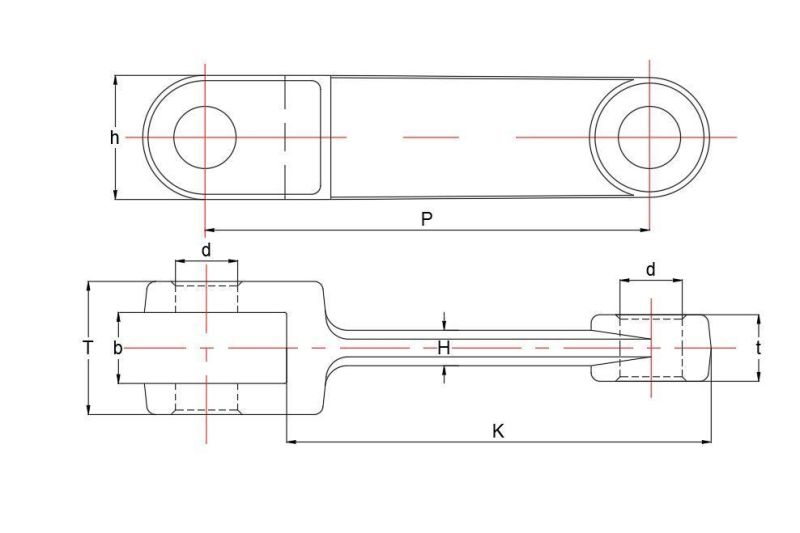 Steel Drop Forged Conveyor Chain for Industrial Equipment