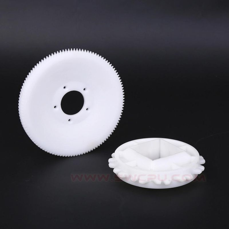 Customized CNC Machined POM spiral Bevel Gear