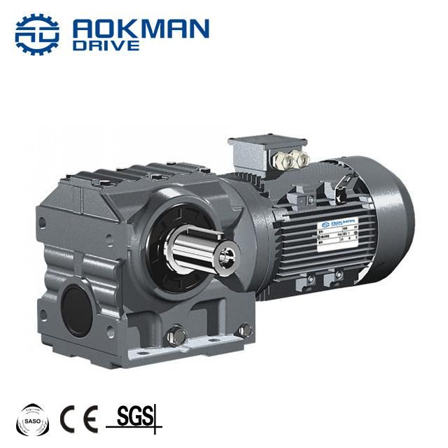 S Series Hollow Shaft Output Gearbox Reducer with 220V 380V Motor