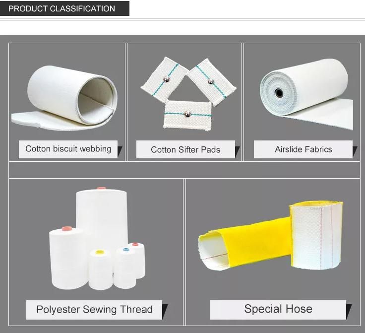 Pneumatic Conveying Polyester Material Airslide Fabric