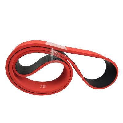 Seamless Flat Belt Rubber Coating Timing Belt Rubber Belt Manufacture