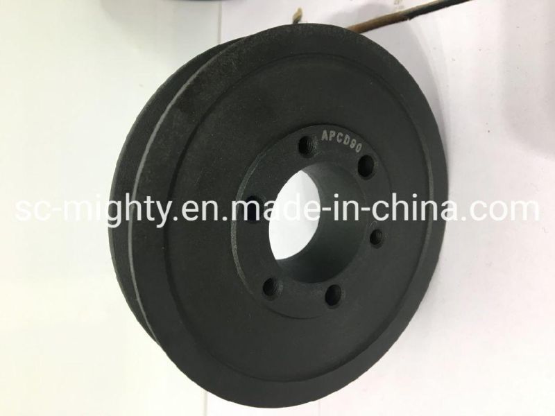 OEM Steel Cast Iron Large V Belt Multi Grooved Drive Pulleys Wheel Dimensions for Lifting Used in Power Transmission Industry