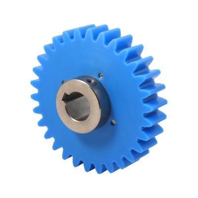 OEM ODM Casting Parts Spur Gears Spiral Transmission Part Nylon Gear for Packaging Equipment