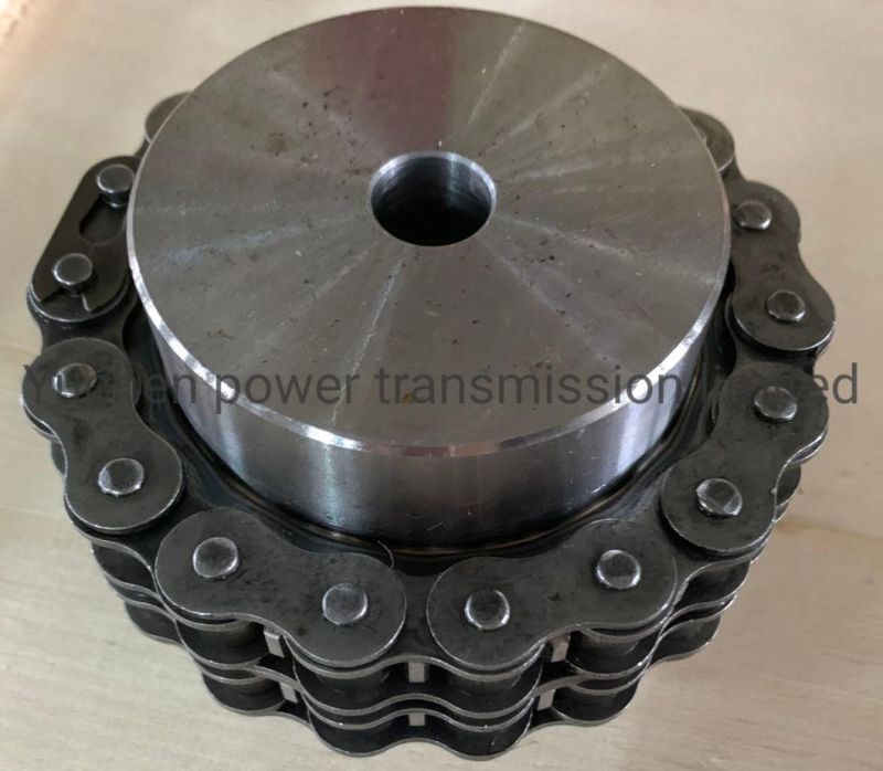 Chain Coupling for Power Transmission System Shaft with Shaft Link