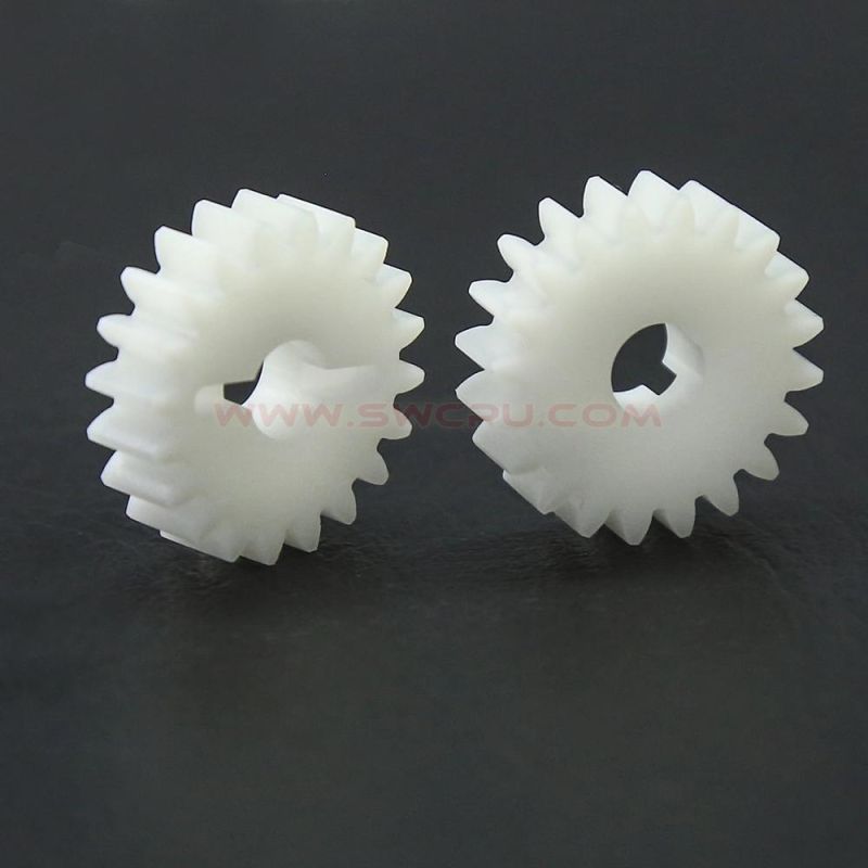 Semi Transparent Stainless Steel Bearing Small Plastic Gears