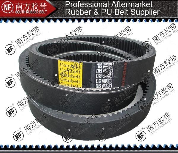 Agricultural Cogged Rubber Raw Edged Industrial Wrapped Banded Auto Motorcycle Transmission Synchronous Tooth Drive Ribbed Timing Poly Power V Belt