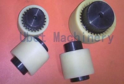 Crown Gear Coupling with Elastic Sleeves