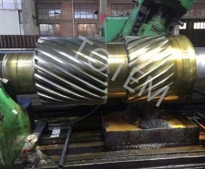 Totem Customized 1045 S45c 42CrMo4 Steel Forging Gear Shaft for with High Precision Machining