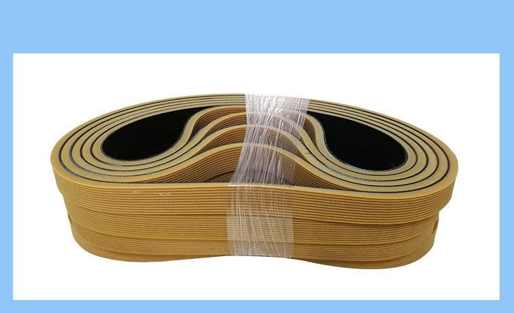 Hight Wear-Resisting Transparent Transmission Rubber Coated Industrial Flat Belt