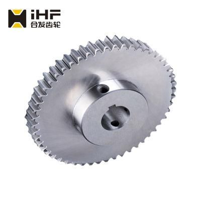 Supply Gears Precision Die Gear Hobbing 40cr Finish Milling Blackened Helical Gear for Woodworking Equipment