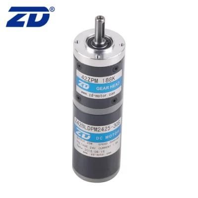 ZD 42mm Brush/Brushless Rolling Gear Precision Planetary Transmission Gear Motor