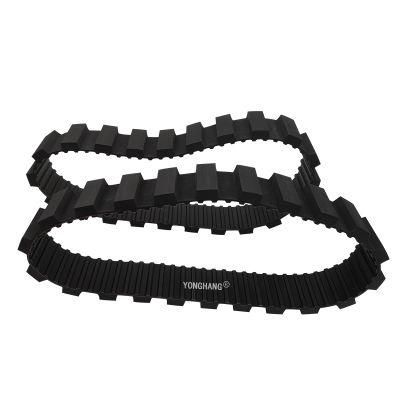 Custom Black Rubber Endless Track Belt for Robot Power Transmission