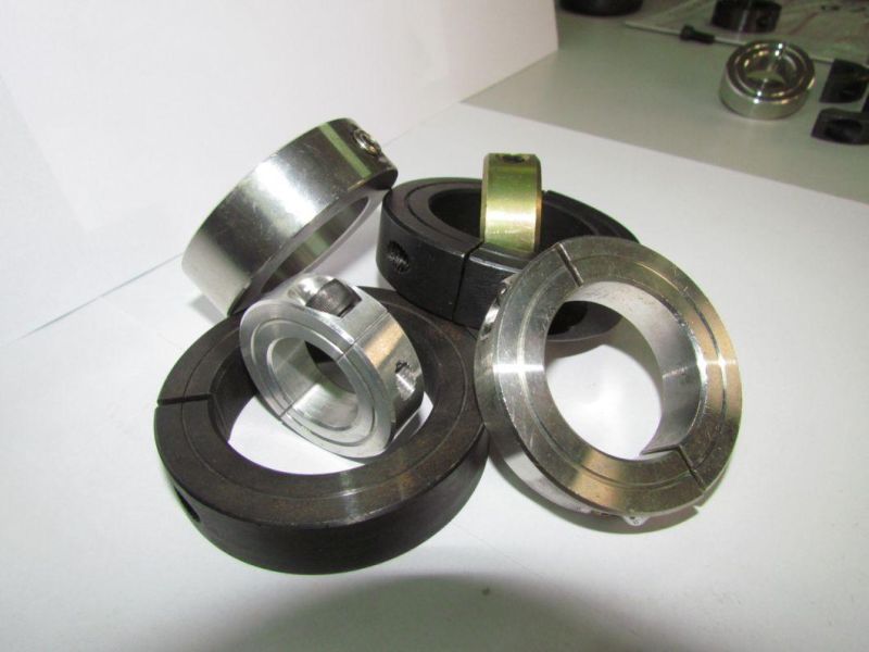 Aluminum Steel Shaft Collar Clamping and Setscrew Rigid Shaft Collar