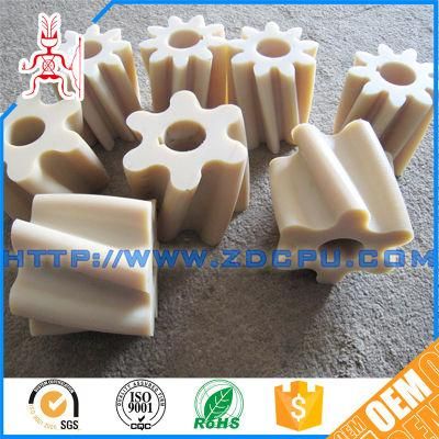 Solid Gear Block / PTFE Spiral Plastic Gear