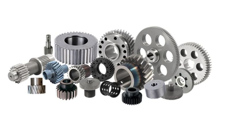 45 Steel Spur Gear Manufacturer Customized Metal Straight Gears for Transmission Machine