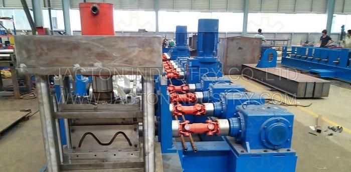 Right Angle Gear Box Transmission for Highway Guardrail Roll Forming Machine Automatically Punching and Cutting Easy to Operate and Meatainess