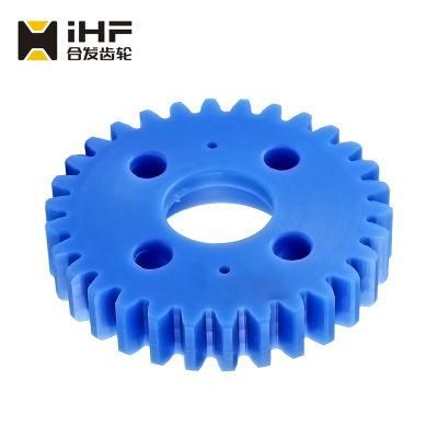 Non-Standard Compact POM Plastic Spur Gears Transmission Parts Wear-Resistant Nylon Cylindrical Gear