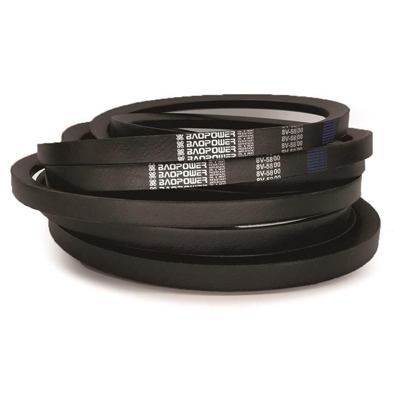 Baopower Wedge Rubber Wrapped Industrial Power Transmission 3V 5V 8V V-Belt