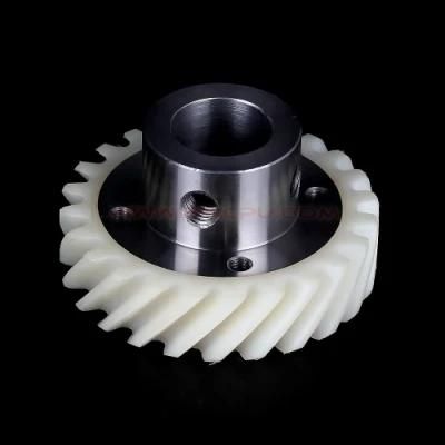 Custom Differential Nylon Plastic Helical Toothed Gear