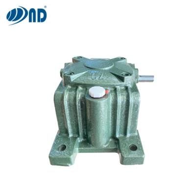 OEM Available Wp Series Worm Gearbox with Single/Double Speed Gear Box Reducer Reduction Cast Iron High Torque Transmission (Wpa/Wps/Wpx/Wpo)