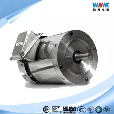 Stainless Steel Motor of 1500rpm 5HP of Power 380V at 50Hz and B3 Legs to Anchor
