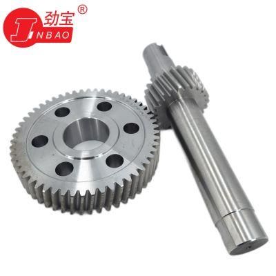 Customized Gear Shaft Module 6 and 23 Teeth for Drilling Machine/ Pile-Driver Tower