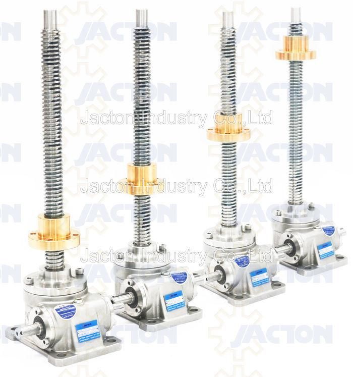 Acme Screw Jack Actuator for Lifting, Worm Gear Screws Jacks Provide Long Duty Life, Compact Screw Lift, Lifting Actuator Jack, Screw Operated Mechanical Lift