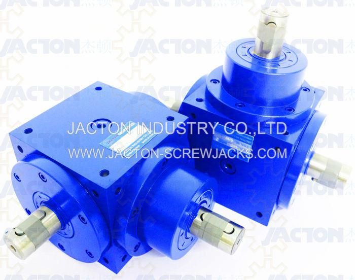 Highly Efficient Jtp210 Right Angle 1: 1 Ratio Bevel Gearbox