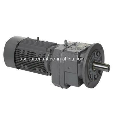 R Series in Line Helical Geared Motor Gearbox Speed Reducer