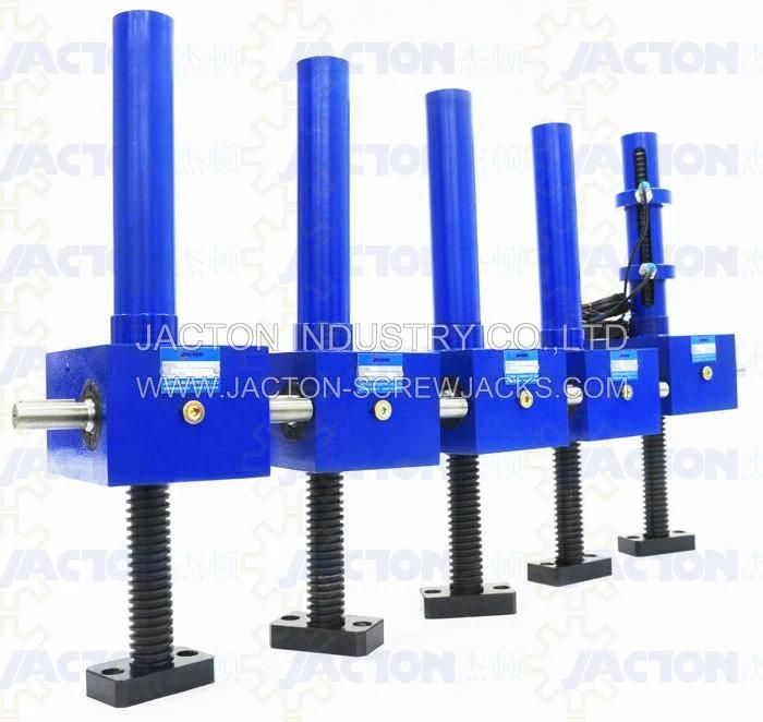 Custom Made Electric Jack Screw Lift 25kn From Canada Clients