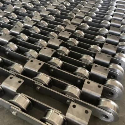 P160f3 Large Pitch ISO and ANSI Standard Driving Conveyor Chains with Attachments