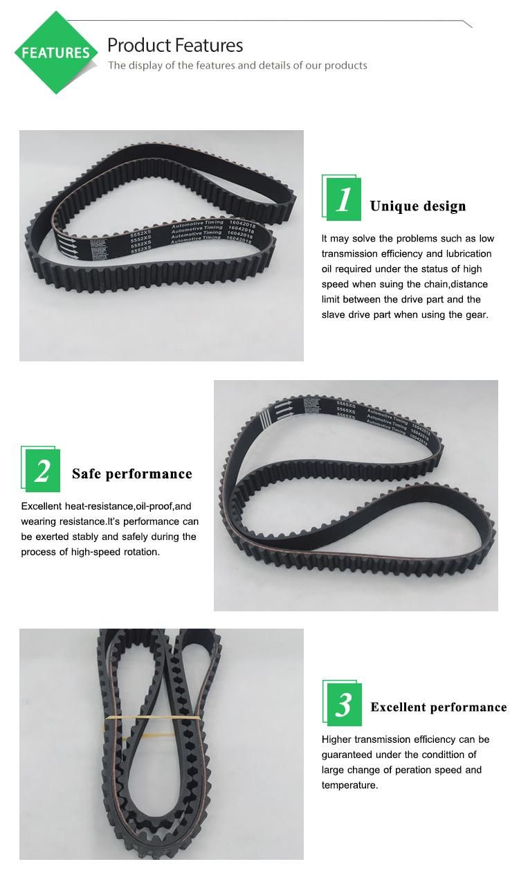 China Factory Engine Fan Belt Auto Parts Rubber V-Belt