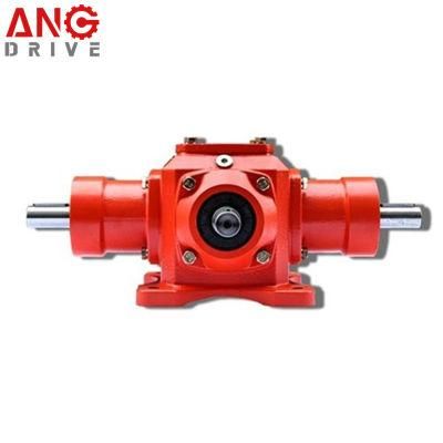 Bevel Right Angle Gear Reducer, Agricultural Gear Box, Angular Gearbox 3 Shafts